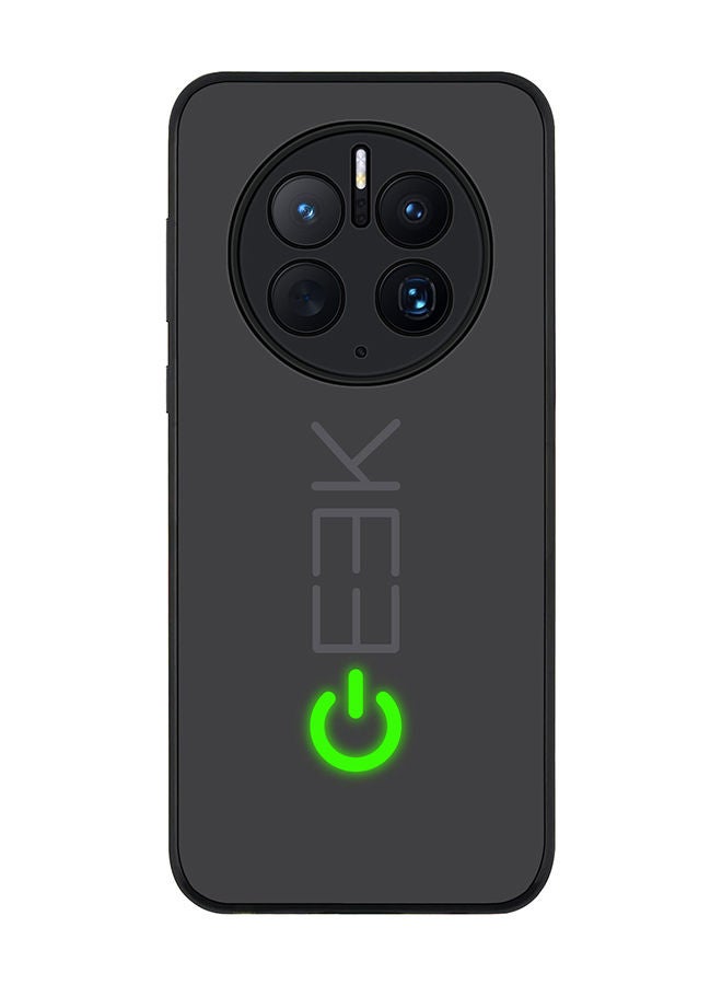 Stylizedd حافظة سوداء متينة لهاتف هواوي ميت 50 برو، حافظة رفيعة، حواف مرنة من المطاط، مضادة للسقوط، غلاف TPU جل رقيق - جيك أون - Image 1