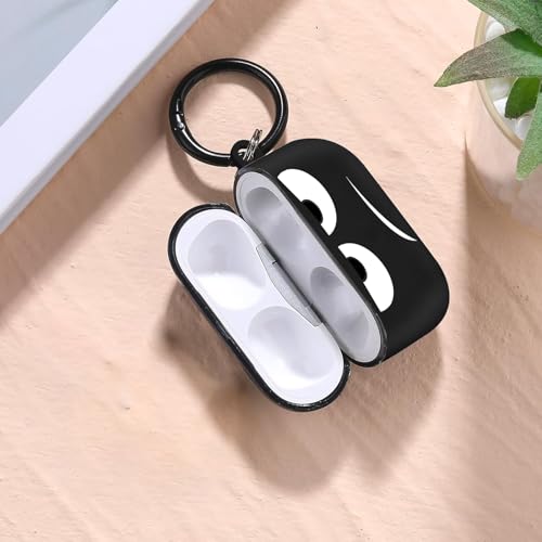 Youtec Compatible with Airpods Pro 3 Case(2025),Don't Touch Me for Airpods Pro 3rd Generation Cases Cover with Lanyard Soft Silicone Cute Shockproof Cover for Women Men,Black - Image 5