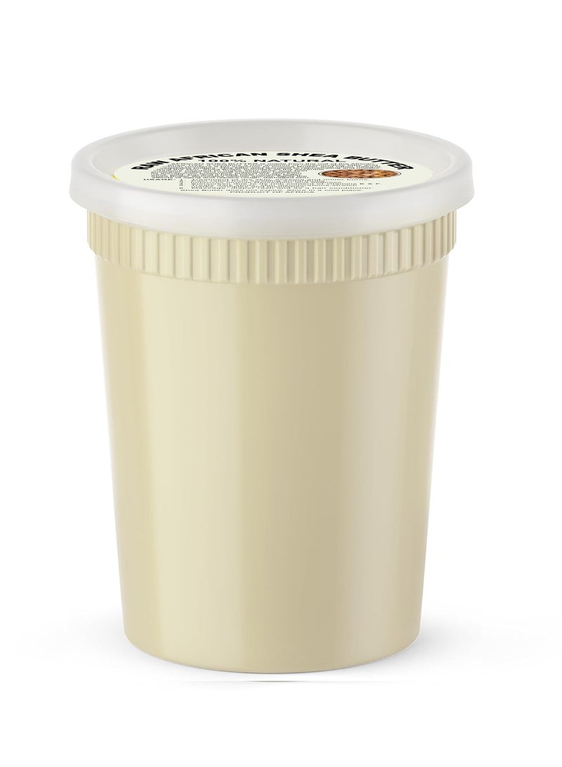 Raw African Shea Butter 32 oz. Bulk 100% Pure Natural Unrefined IVORY - Imported From Ghana - Image 2