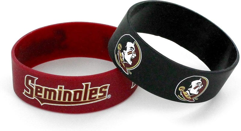 NCAA unisex-adult Wide Bracelet, 2-Pack