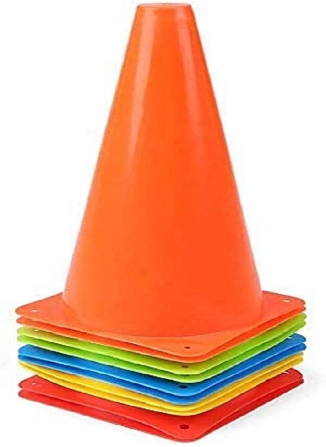 ULTIMAX Agility Marker Cone Set for Athletics Outdoor Sport Cones 25 Pack- 23 cm  - Image 1