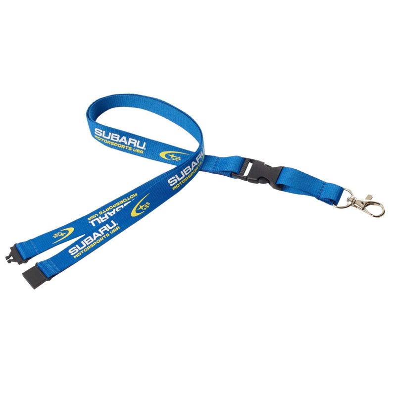 Subaru Motorsports USA Logo Keychain Lanyard Rally Official Racing WRX STi Team - Image 3