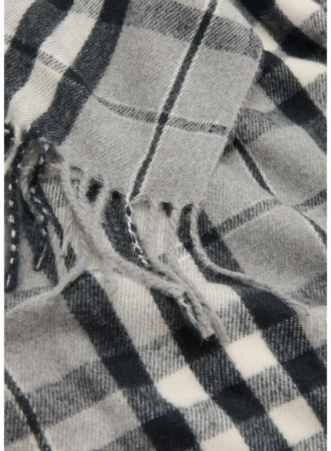 Mango  Erica Checked Scarf for Women | Best Price UAE