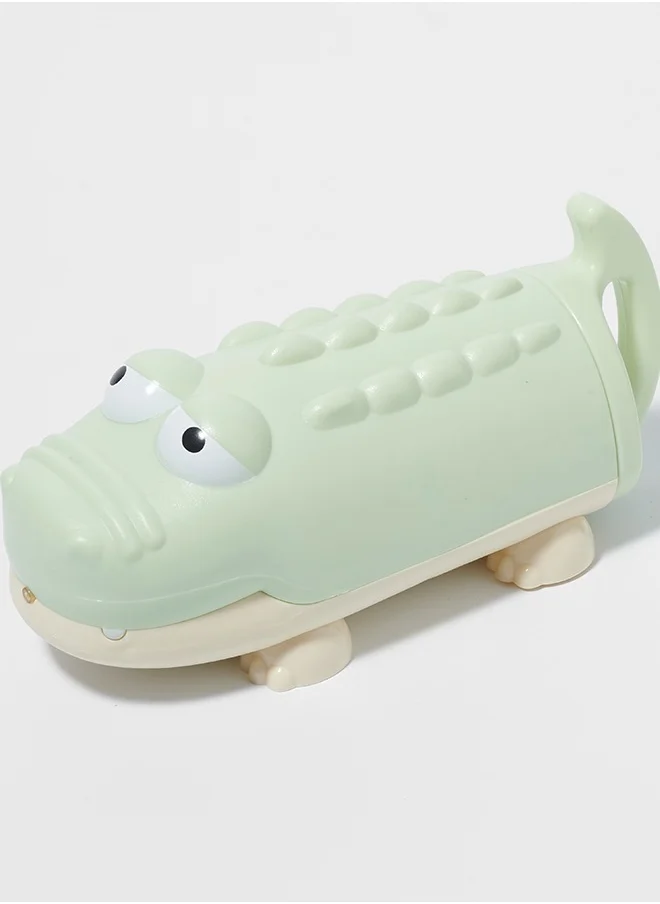 Sunnylife Crocodile Water Squirter Toy – Pastel Green | Water Squirter for Kids | Water Sprayer Toy | Splash Toy for Kids | Water Toys