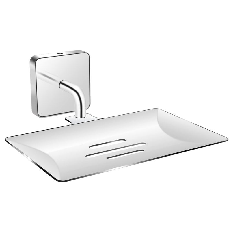 Primax Nexa Stainless Steel Soap Dish Stand for Bathroom & Kitchen/Soap Dish/Bathroom Accessories - (Chrome) - Pack of 1 - Image 5