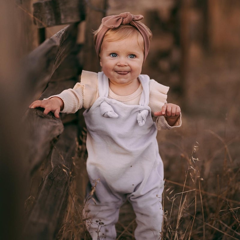 Antebies Lilac Velvet Overalls  - Image 3
