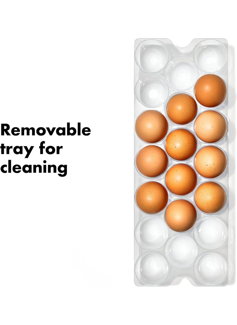 OXO OXO Good Grips Fridge Egg Holder with Removable Tray and Lid  - Image 3