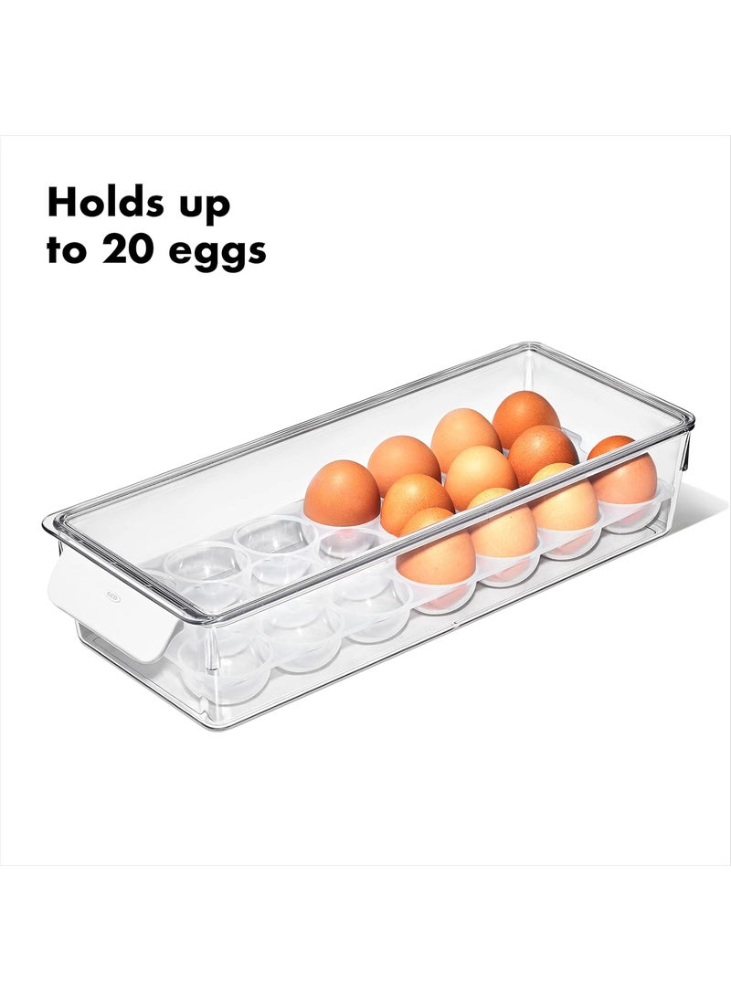 OXO OXO Good Grips Fridge Egg Holder with Removable Tray and Lid  - Image 2