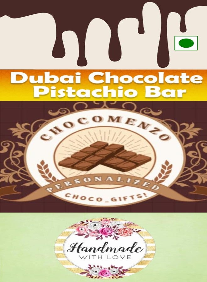 ChocoMenzo Dubai Kunafa Bar – Delicious Chocolate-Coated Middle Eastern Dessert in Elegant Gift Box – Perfect for Gifting or Enjoying (200g) - Image 4