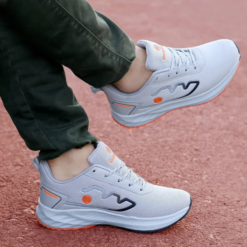 Bacca Bucci Grey Essential All-Purpose Running Shoes for Men | Best Price UAE