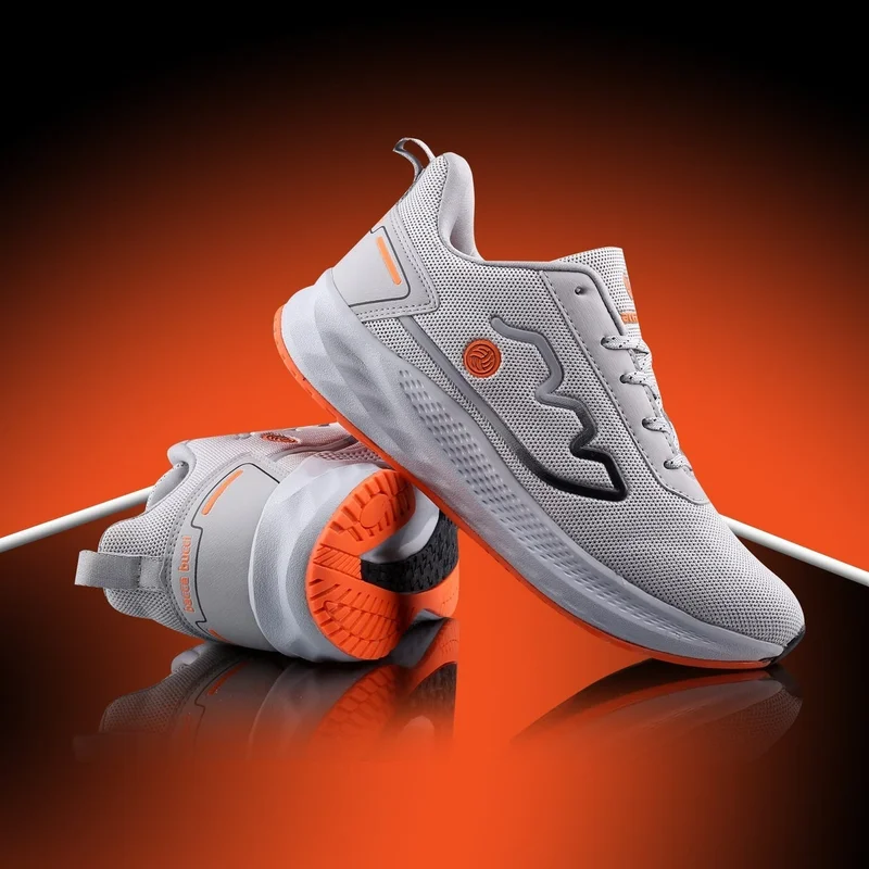 Bacca Bucci Grey Essential All-Purpose Running Shoes for Men | Best Price UAE