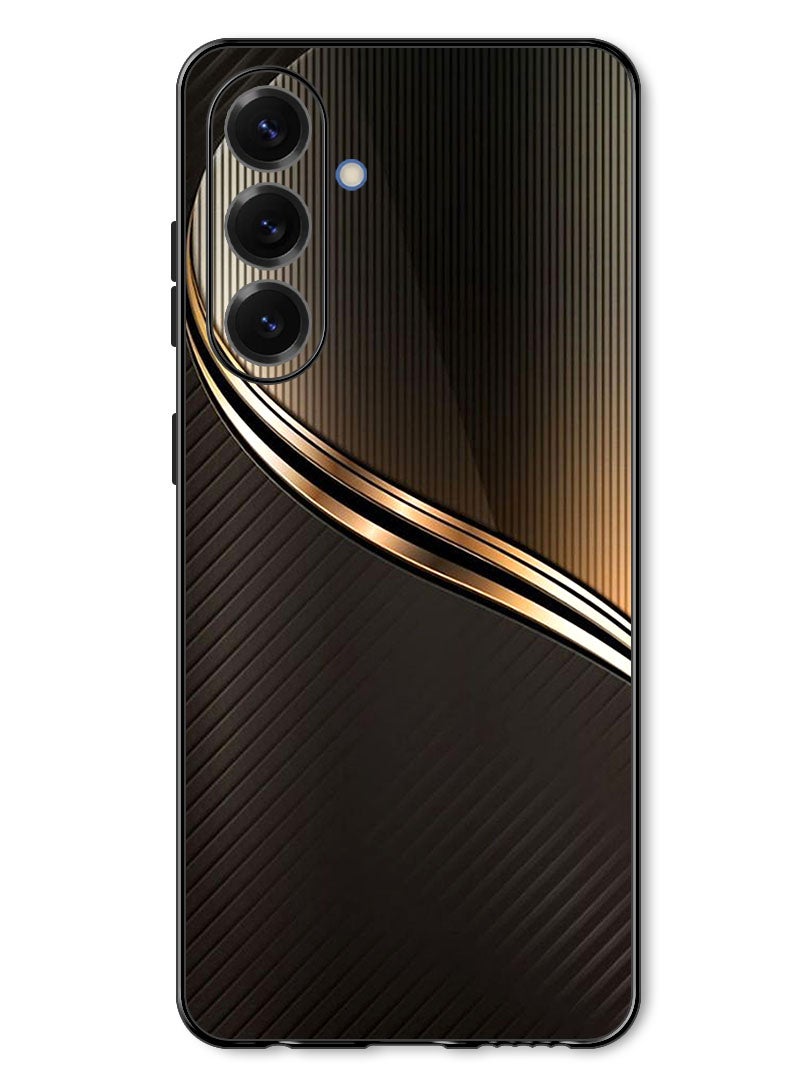 Theodor Case Compatible with Samsung Galaxy A57 Protection Shockproof Bumper Cover Steel Pattern - Image 1