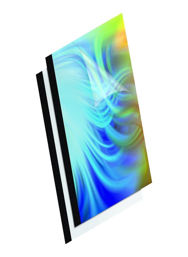 فيلوز أغطية حرارية من Fellowes 5222801، سماكة 1/4 بوصة، سعة 31-60 ورقة، عبوة من 10 قطع، شفاف/أسود - Image 3