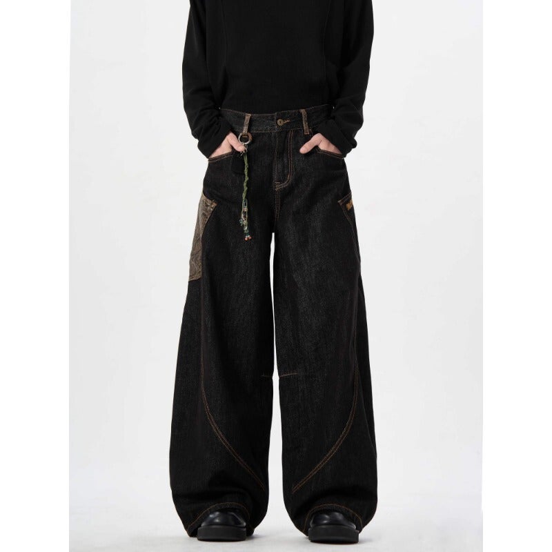 Unisex Casual Daily Denim Jeans - Image 3