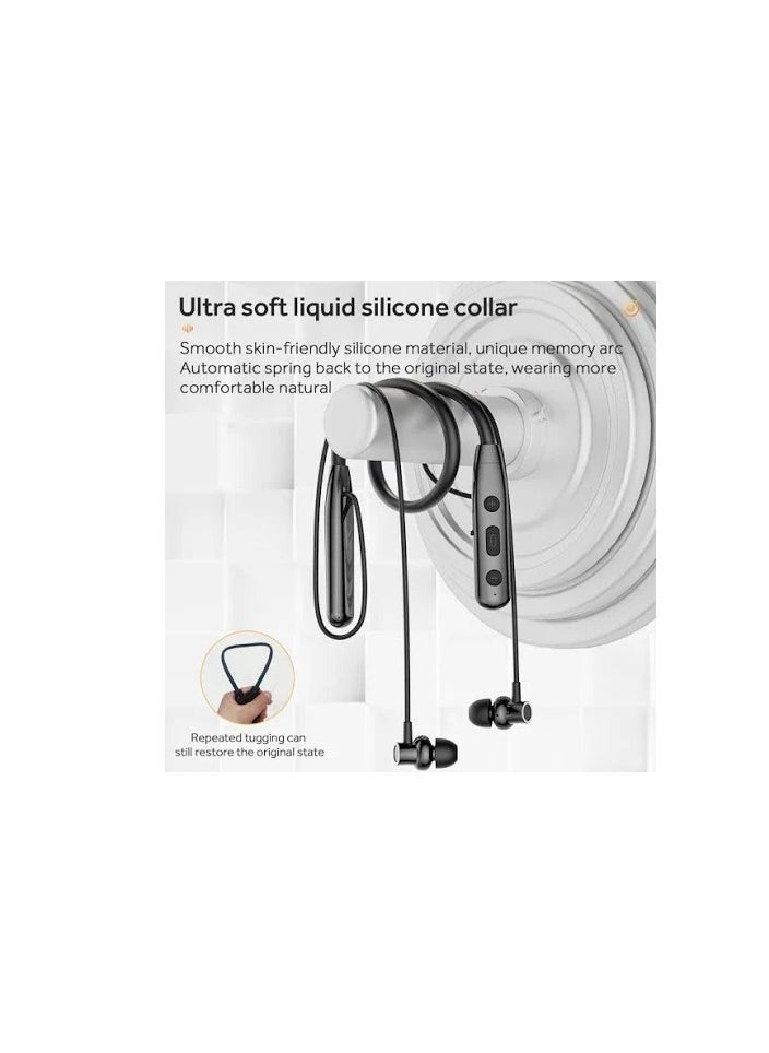IQ TOUCH - IQ TOUCH Bluetooth Neckband Earphone with Stereo Sound & 100Hrs Playtime - SOLO-X7 - Image 1