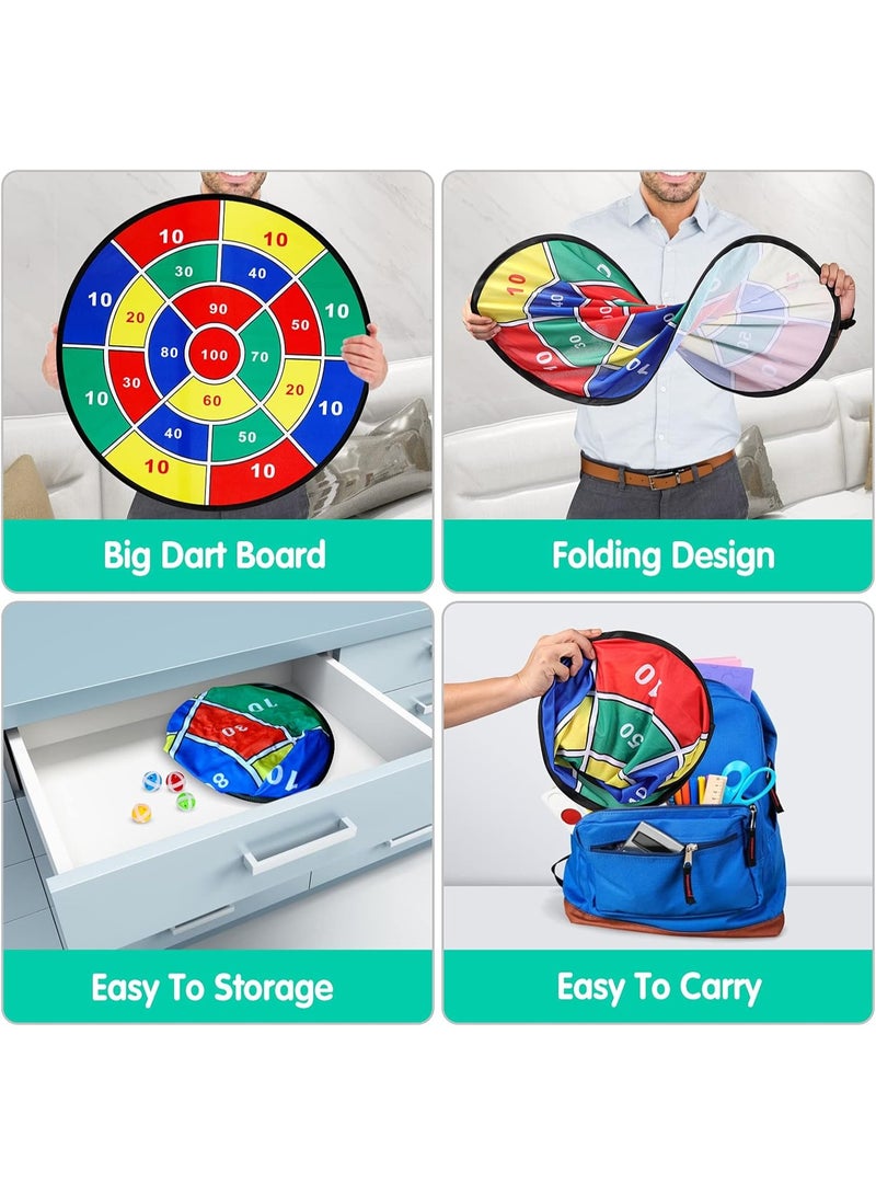DIOTTI Kids Dartboard Game Set with 12 Sticky Balls, Safe Indoor & Outdoor Dart Board Toy for Boys & Girls, Fun Party Game and Educational Gift for Kids Ages 3+ - Image 3
