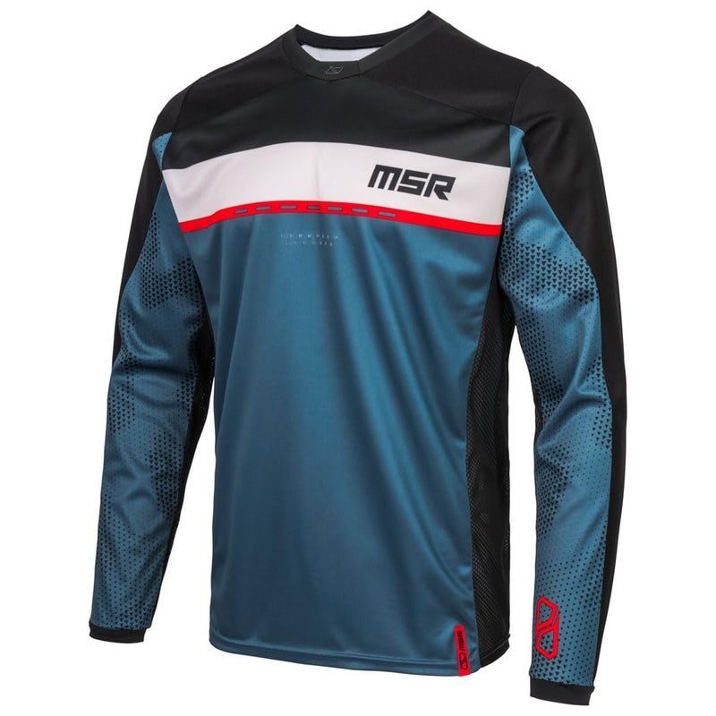 MSR Legend Dirt Bike Motocross MTB Offroad Jersey XXXX-Large Steel Blue - Image 1