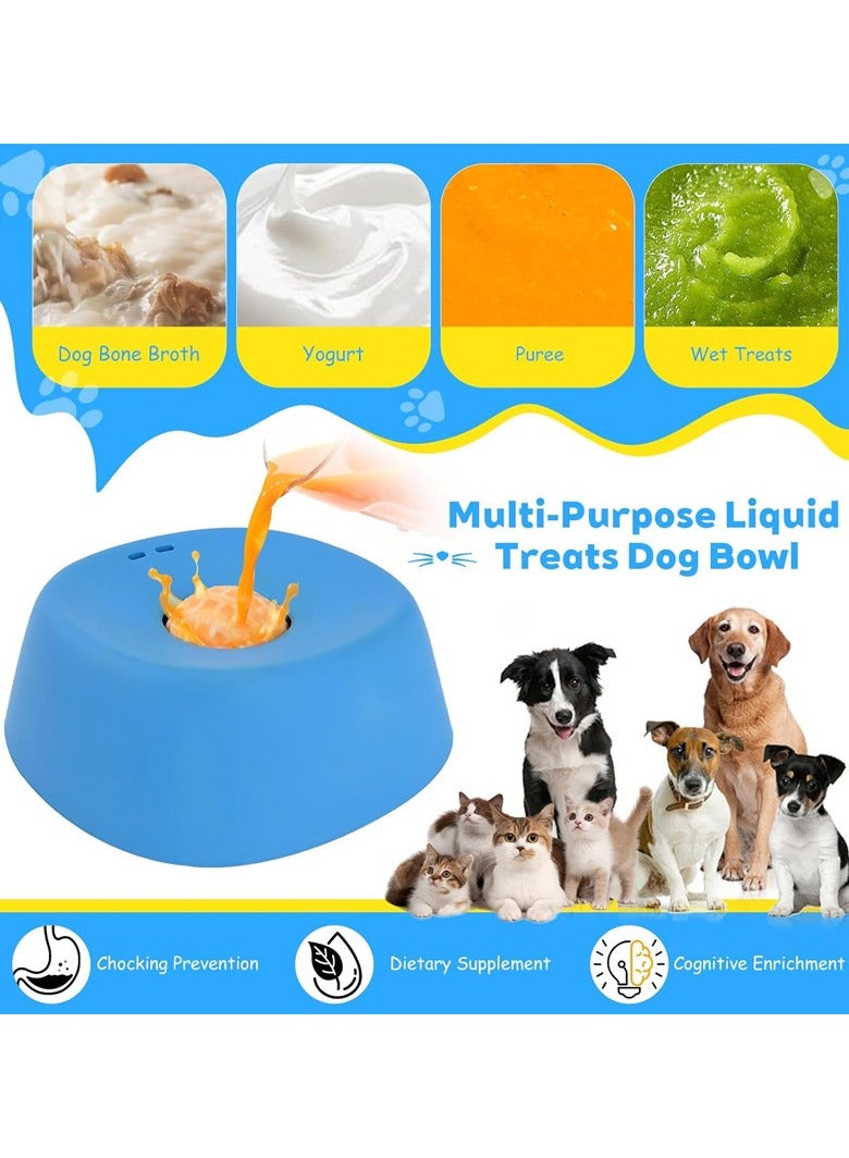 عام **وعاء طعام كروي غير قابل للانزلاق للكلاب - مغذي بطيء لمرق العظام والزبادي، وعاء سيليكون للحيوانات الأليفة مضاد للاختناق للطعام السائل وشبه الصلب** - Image 3