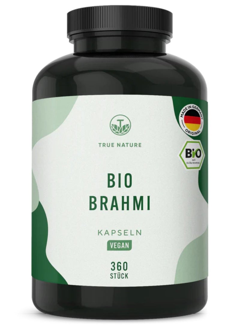 True Nature Organic Brahmi 360 Capsules - Image 1