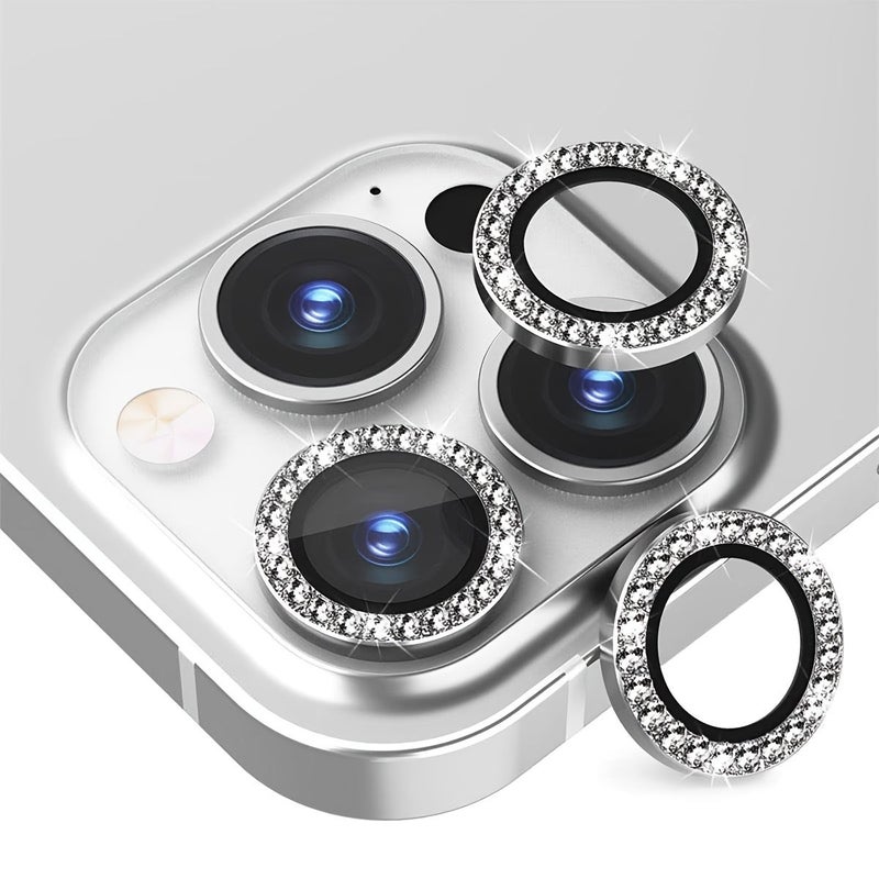 3 Pcs Scratch Resistant HD Camera Lens Protector Compatible With iPhone 17 Pro Max iPhone 17 Pro 9H Tempered Metal Ultra Thin Camera Screen Protector Cover Ring Perfect Fit Easy Install - Image 1