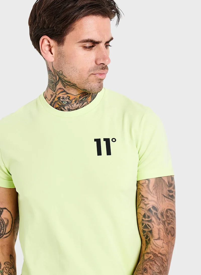 11 degrees Core Muscle Fit T-Shirt