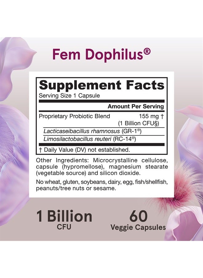 jarrow formulas فيم-دوفيلوس - مكمل بروبيوتيك للنساء - 60 كبسولة نباتية - سلالتين فعالتين سريرياً - 1 مليار وحدة تشكيل مستعمرة - توازن ميكروبيوم المهبل وصحة المسالك البولية - مستقر على الرف - Image 3