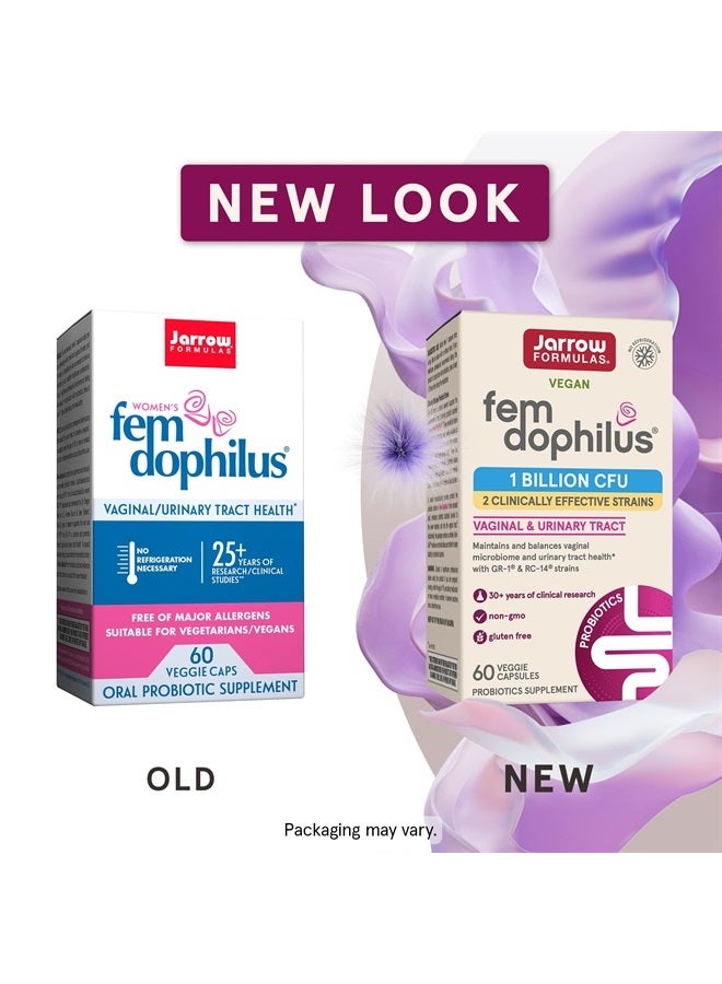 jarrow formulas فيم-دوفيلوس - مكمل بروبيوتيك للنساء - 60 كبسولة نباتية - سلالتين فعالتين سريرياً - 1 مليار وحدة تشكيل مستعمرة - توازن ميكروبيوم المهبل وصحة المسالك البولية - مستقر على الرف - Image 2