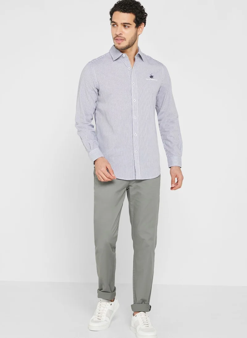 bhpoloclub Striped Regular Fit Shirt