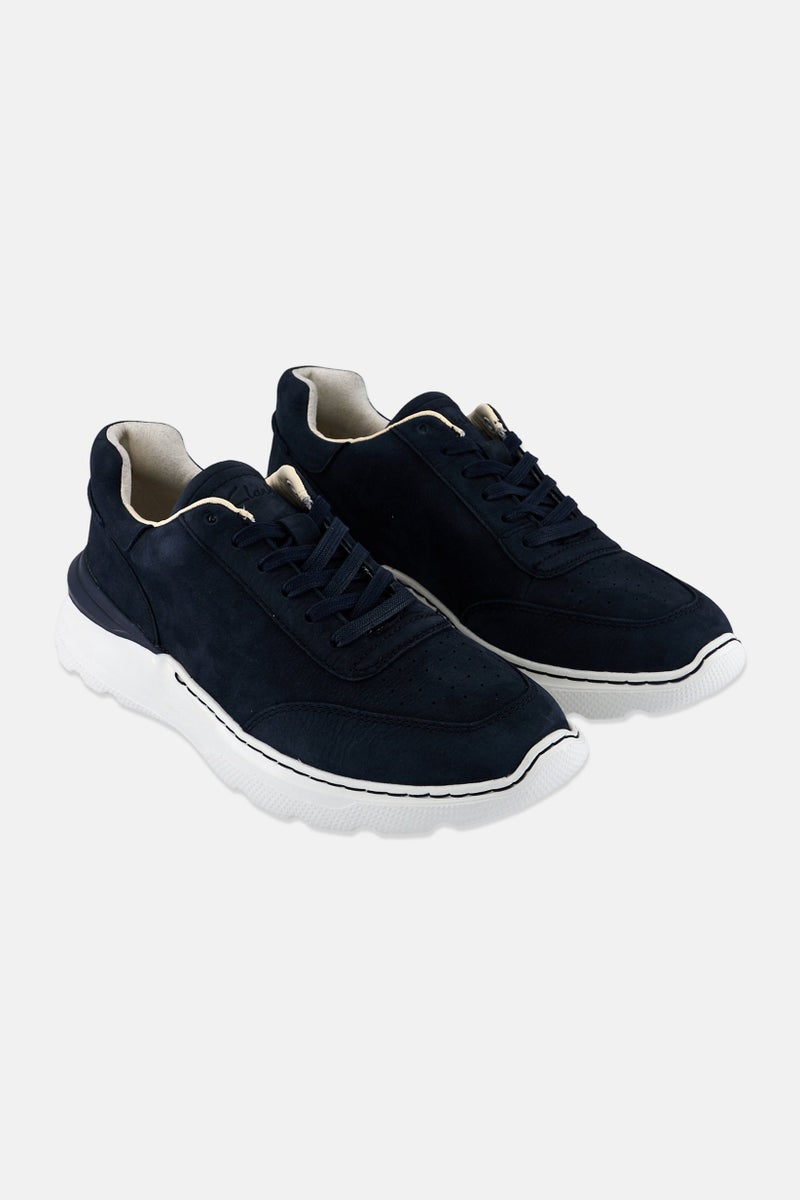 clarks Men Standard Sprint Lite Lace Up Shoes, Navy Blue - Image 1