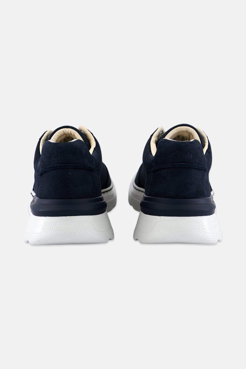 clarks Men Standard Sprint Lite Lace Up Shoes, Navy Blue - Image 2