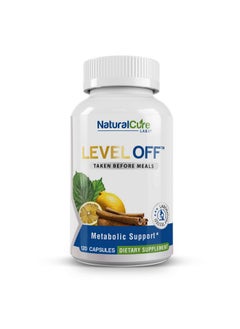 ناتشورال كيور لابس مكمل غذائي من Natural Cure Labs Level Off - Spike Curb - 120 كبسولة - 60 وجبة - نباتي، غير معدّل وراثيًا، خالٍ من الجلوتين  - Image 1