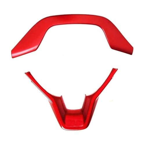 TLIFORT for Honda Accord 10th Gen 2018 2019 2020 2021 2022 Steering Wheel Cover Trim fit Sedan LX Sport EXL Touring Hybrid 2pcs Red - Image 3
