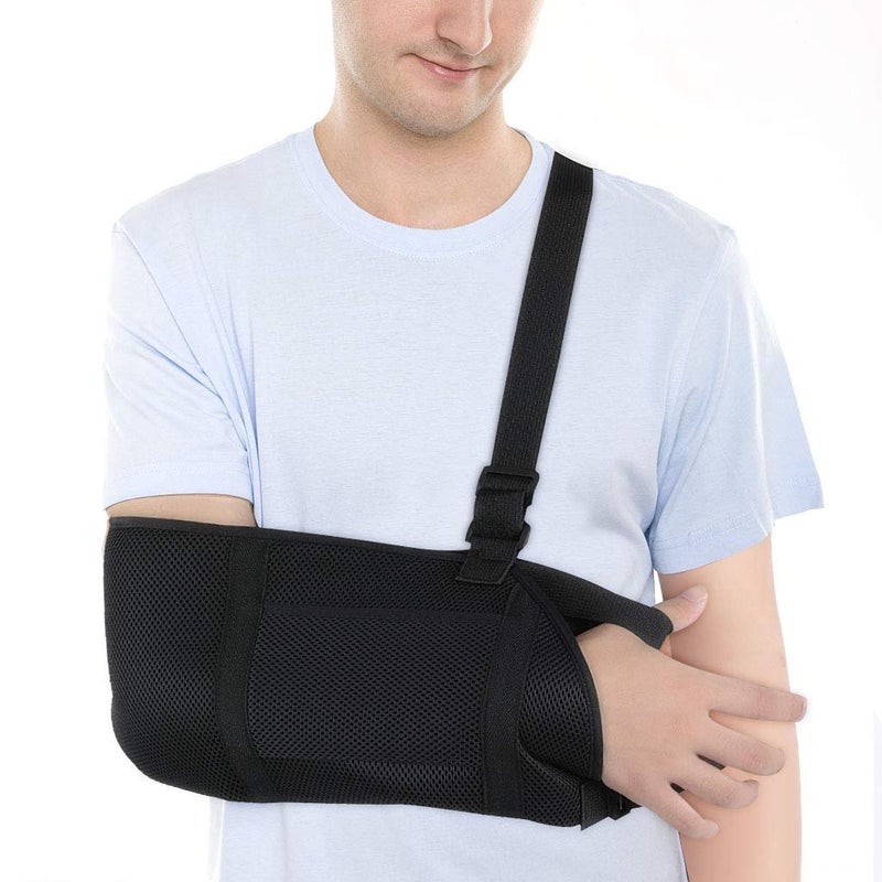 comfrt Arm Sling Arm Bandage with Thumb Support, for Immobilizer of Arm ,wrist, and shoulder, Suitable for Men and Women - Image 1