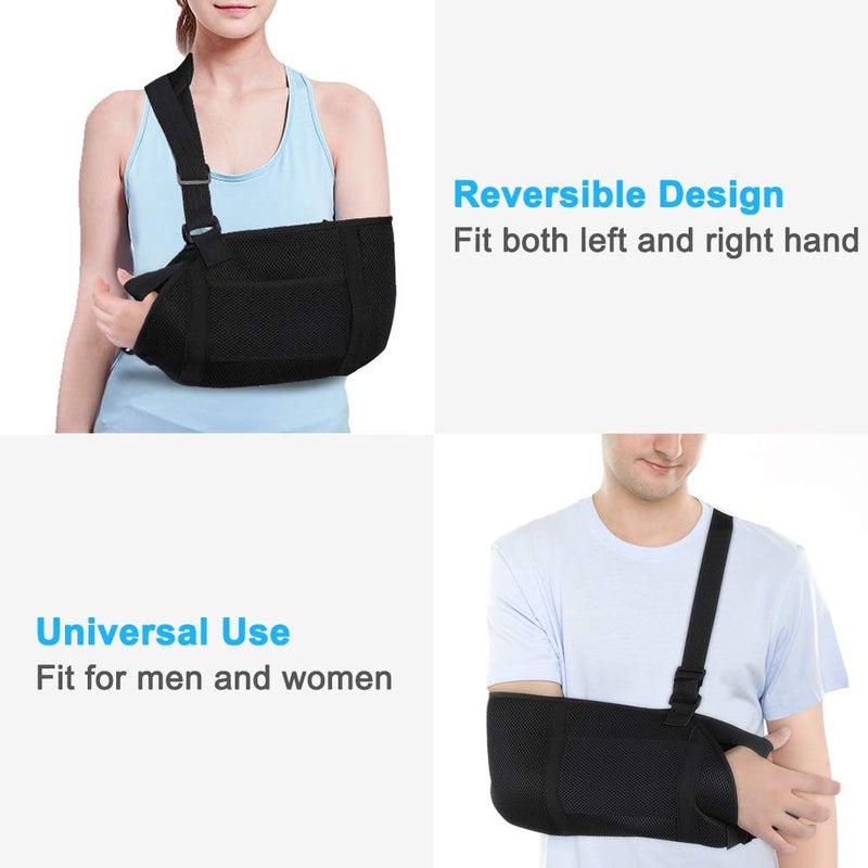 comfrt Arm Sling Arm Bandage with Thumb Support, for Immobilizer of Arm ,wrist, and shoulder, Suitable for Men and Women - Image 3
