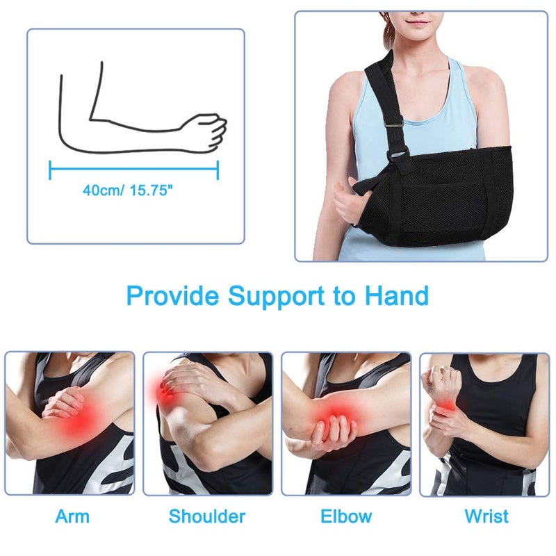 comfrt Arm Sling Arm Bandage with Thumb Support, for Immobilizer of Arm ,wrist, and shoulder, Suitable for Men and Women - Image 5