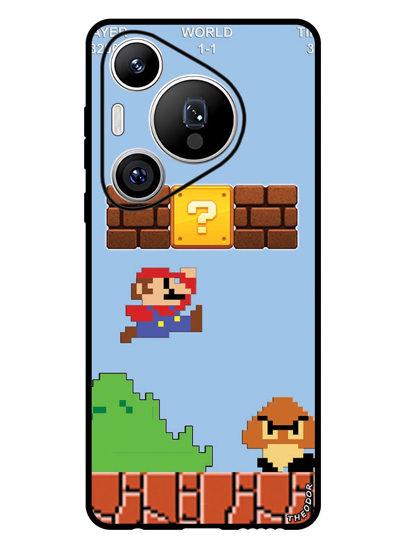Theodor Protective Case Anti Scratch Shock Proof Bumper Cover For Huawei Pura 70 Pro Mario - Image 1