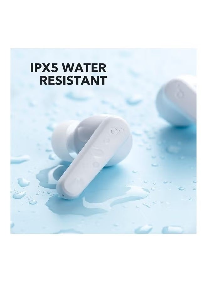 سماعات أذن لاسلكية حقيقية مع محركات بقطر 10 مم لصوت قوي، دعم بلوتوث 5.3، تصل إلى 30 ساعة من عمر البطارية، تصنيف مقاومة الماء IPX5، وظيفة مكالمات واضحة بالذكاء الاصطناعي، 22 وضع EQ مسبق قابل للتعديل عبر التطبيق، (أبيض لؤلؤي) - Image 3