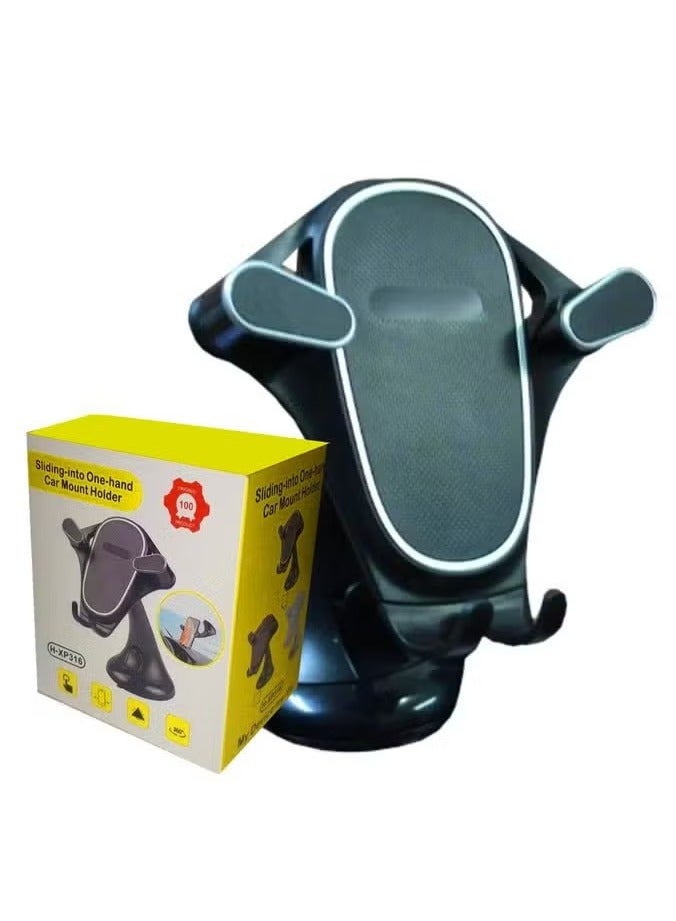 JAJEEK Car Holder Magnetic H-XP316 – Ultra-Strong Magnetic Phone Mount for Car Dashboard & Windshield, 360° Rotation, Adjustable Angle, Universal Compatibility for iPhone, Samsung, Huawei, and More – Secure & Durable Phone Holder - Image 1