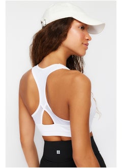 White Backing/Shaping Tulle Detail Halter Neck Knitted Sports Bra THMSS24SS00003 - pzsku/ZF52F52FD8BFD3829AFAAZ/45/_/1730939792/09bdd598-5a2d-4cc8-967d-0ed4dde090a7