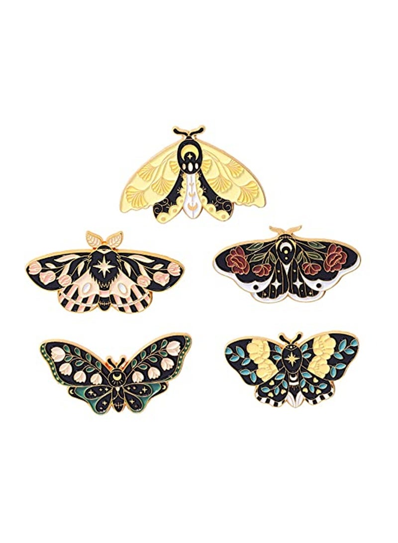 Excefore 5 Pieces Enamel Pins Butterfly Backpack Pins for Women - Image 1