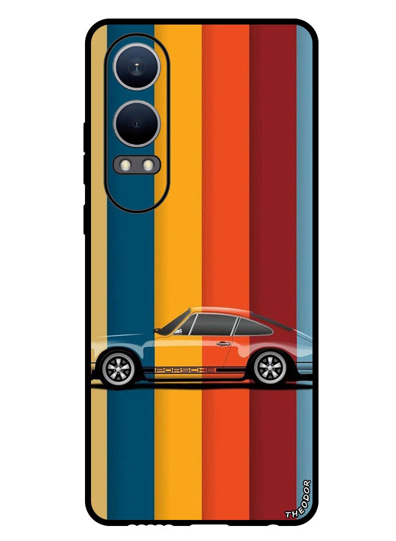 Theodor Protective Case Anti Scratch Shock Proof Bumper Cover For OnePlus Nord CE4 Lite Vintage Porche - Image 1
