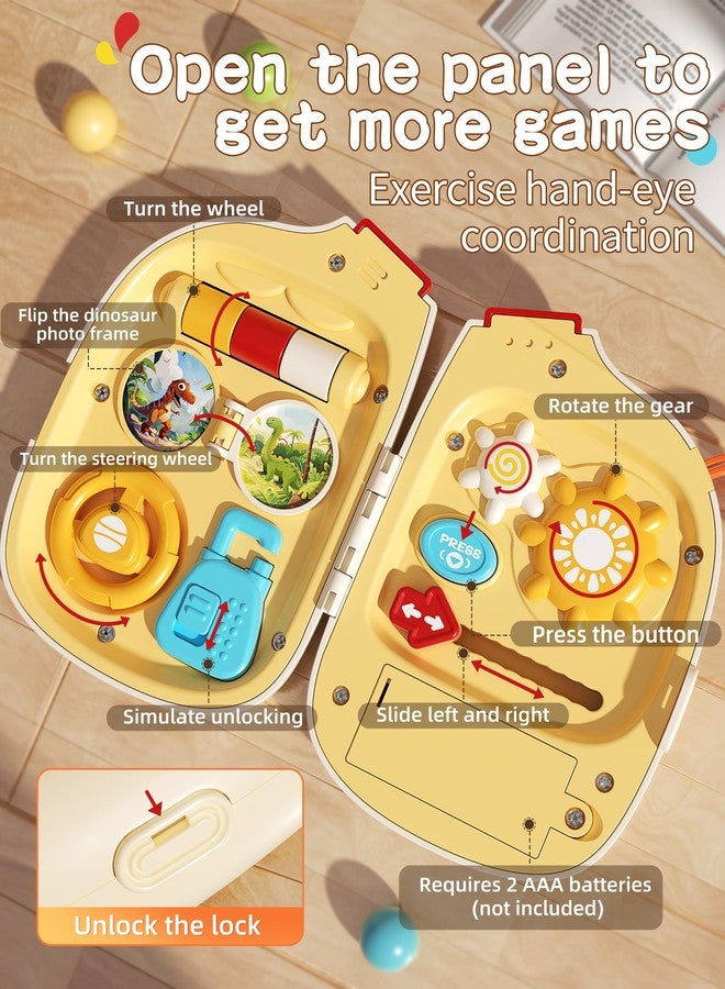 Jovow Baby Phone with Music for Toddler, Kids Sensory Busy Board, Early Educational Toy for Toddlers 1-3, Motor Skills Developmental Toy for 0-6-12-18 Month Age - Image 3