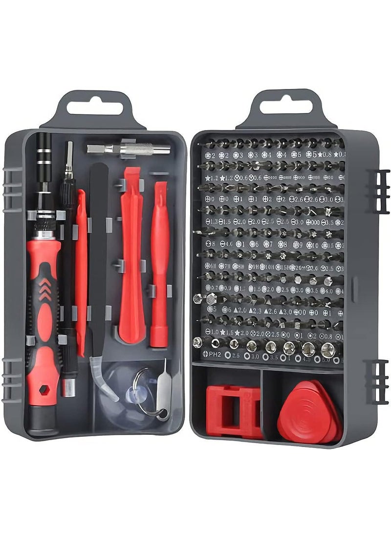 COOLCOLD COOLCOLD Screw Driver Tool Set Kit, Tool Kit, 115 in 1 Screwdriver Set, Electronics Magnetic Repair Tool Kit with Case for Repair Computer, iPhone, PC, Laptop, Game Console, Watch, Glass(Multicolor)  - Image 1