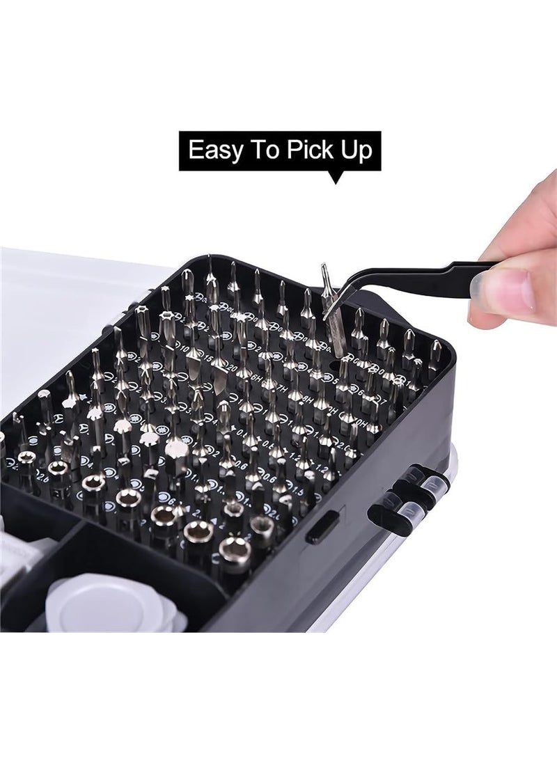 COOLCOLD COOLCOLD Screw Driver Tool Set Kit, Tool Kit, 115 in 1 Screwdriver Set, Electronics Magnetic Repair Tool Kit with Case for Repair Computer, iPhone, PC, Laptop, Game Console, Watch, Glass(Multicolor)  - Image 4