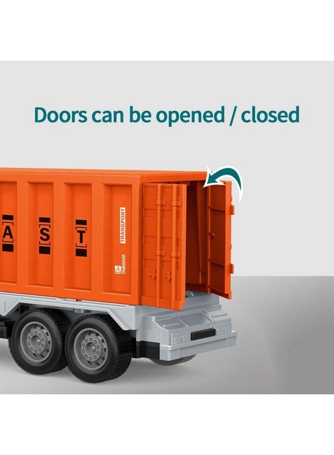 DEUSON ECOM Transportation Truck Toy for Kids Boys Diecast Alloy Logistic Big Trucks Toy with Friction Powered Miniature - Image 4