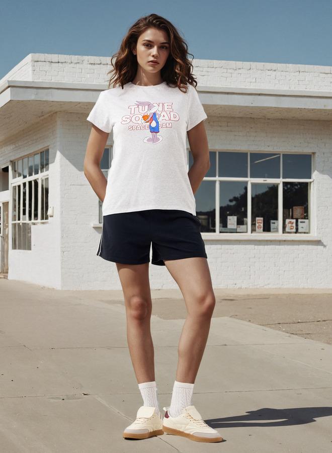 SP Characters Looney Tunes Print Crew Neck T-shirt - Image 2