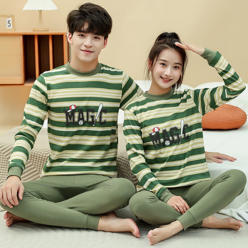 Children'S Thermal Intimates, Boys' Autumn Clothes And Long Trousers Set, Pure Cotton Girls' Shirts And Intimates, Teenagers' Cotton Sweaters - Image 2