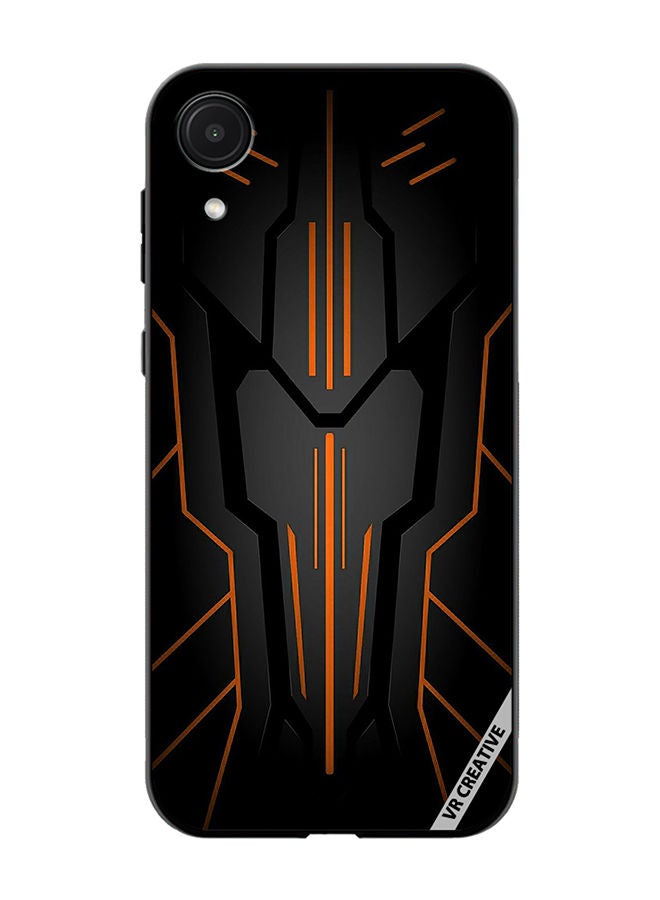 VR CREATIVE غطاء حماية لهاتف سامسونج جالاكسي A03 كور تصميم سرك الأسود متعدد الألوان - Image 1