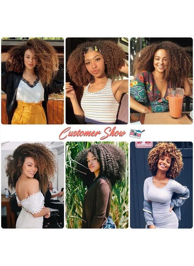 Violet - 8 Inches Marley Hair Short Afro Kinky Twist Crochet Hair 3 Packs Marley Hair Afro Kinky Curly Crochet Hair for Twists Marley Twist Crochet Braids Synthetic Kinky Hair Extensions(3 Packs -T/27) - Image 1