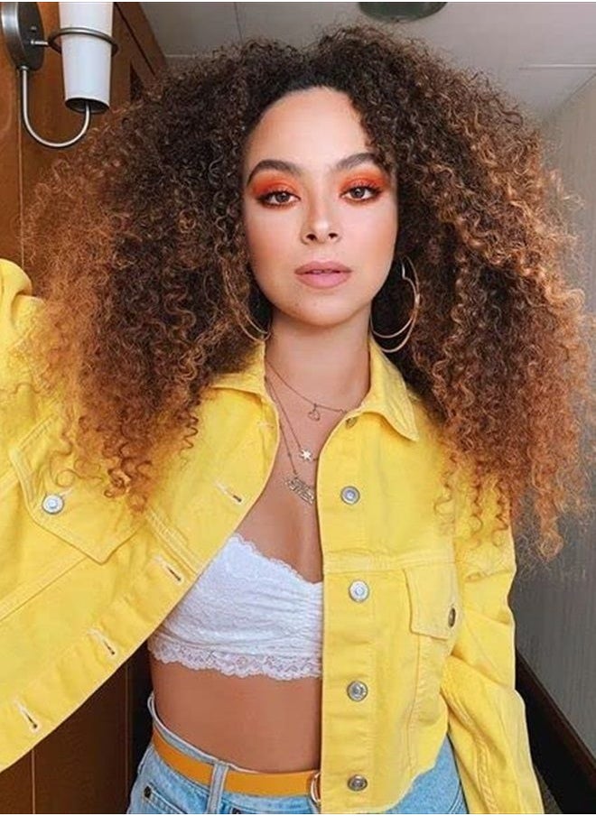 Violet - 8 Inches Marley Hair Short Afro Kinky Twist Crochet Hair 3 Packs Marley Hair Afro Kinky Curly Crochet Hair for Twists Marley Twist Crochet Braids Synthetic Kinky Hair Extensions(3 Packs -T/27) - Image 1